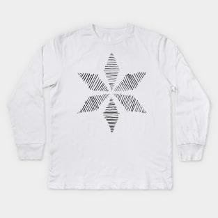 Striped Star Kids Long Sleeve T-Shirt